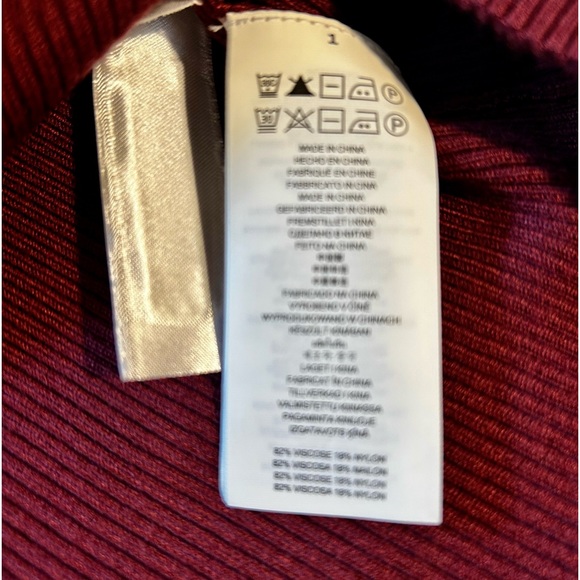 MICHAEL KORS Lace Front  Pull Over with Gold Tone Grommets NWOT Size M - Picture 8 of 8